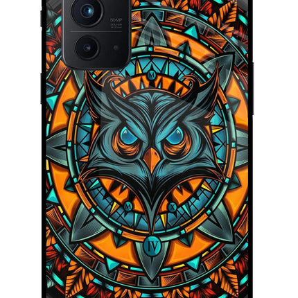 Angry Owl Art Oneplus 9RT Glass Case