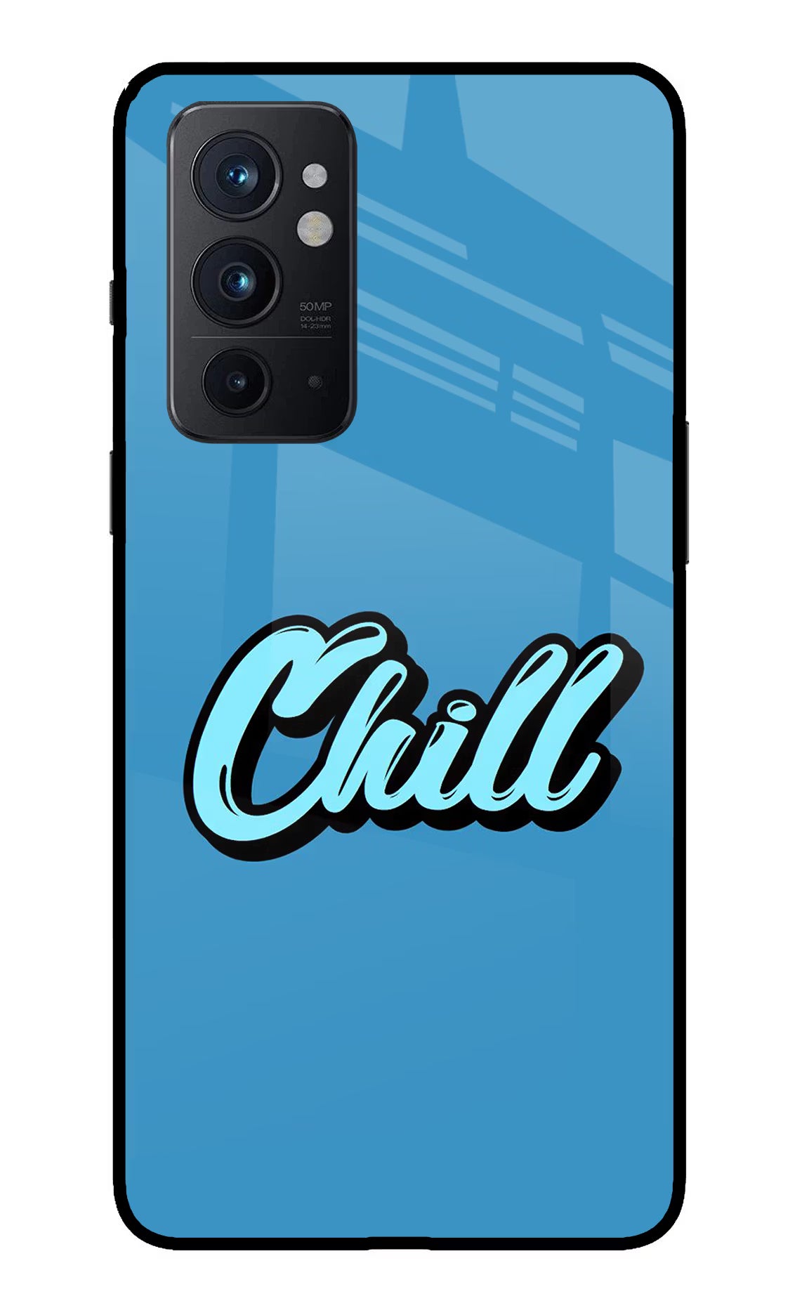 Chill Oneplus 9RT Glass Case Back Cover by Casekaro