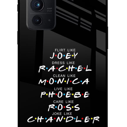 FRIENDS Character Oneplus 9RT Glass Case