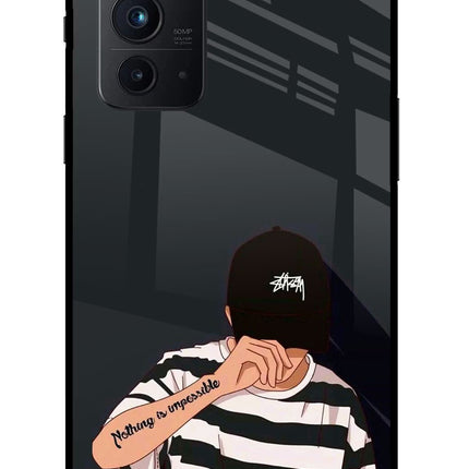 Aesthetic Boy Oneplus 9RT Glass Case