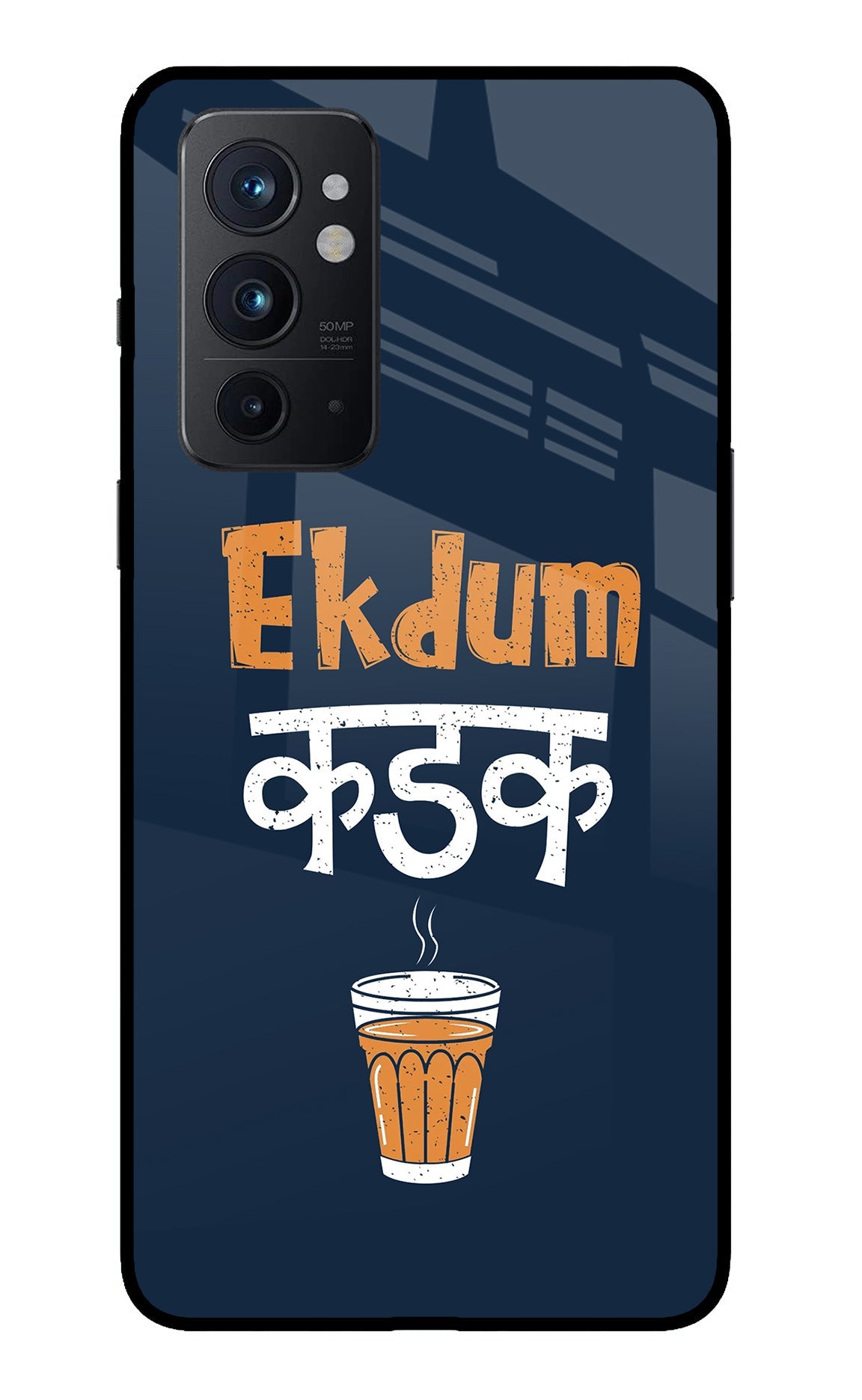 Ekdum Kadak Chai Oneplus 9RT Glass Case