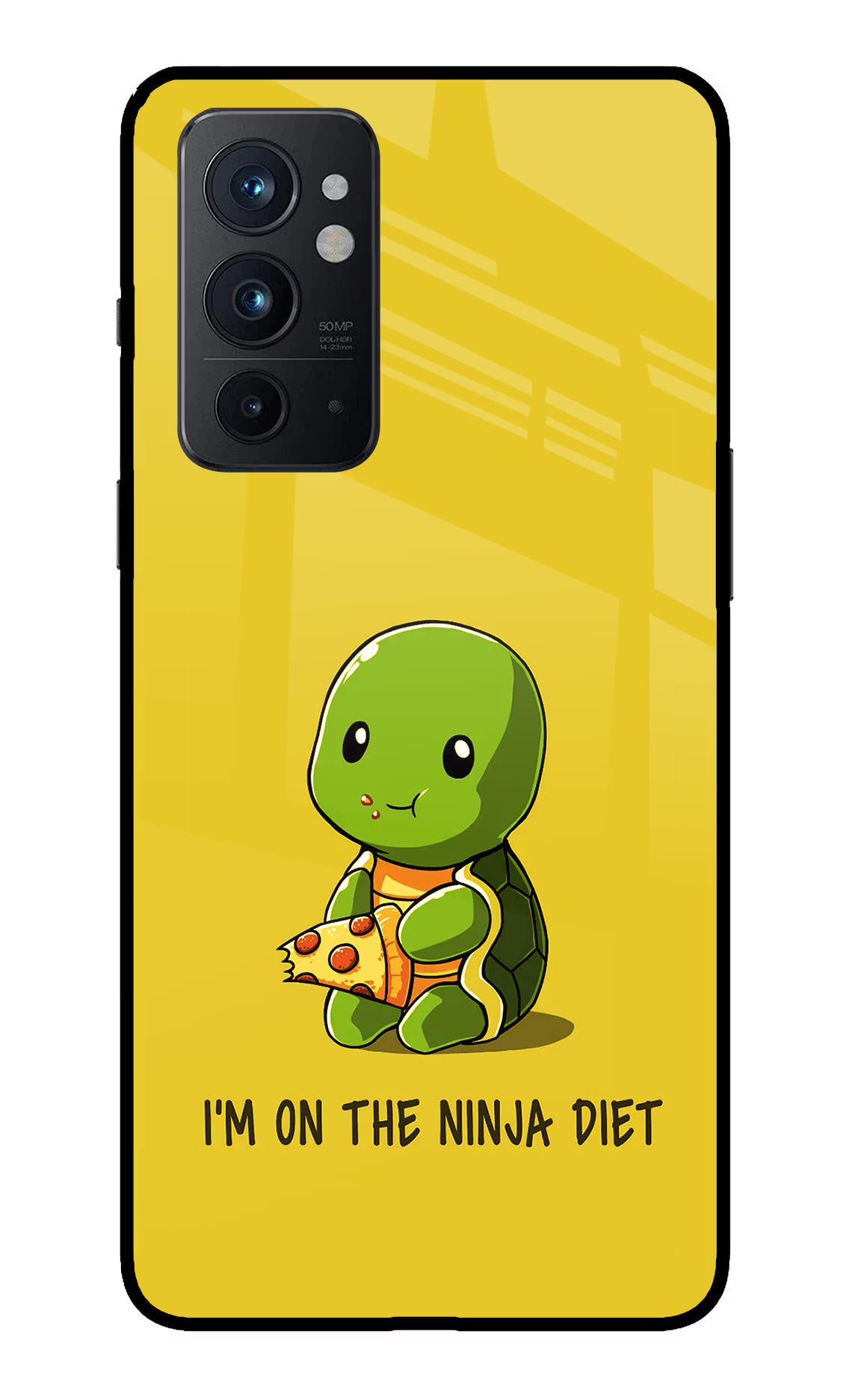 I'm on Ninja Diet Oneplus 9RT Glass Case Back Cover by Casekaro