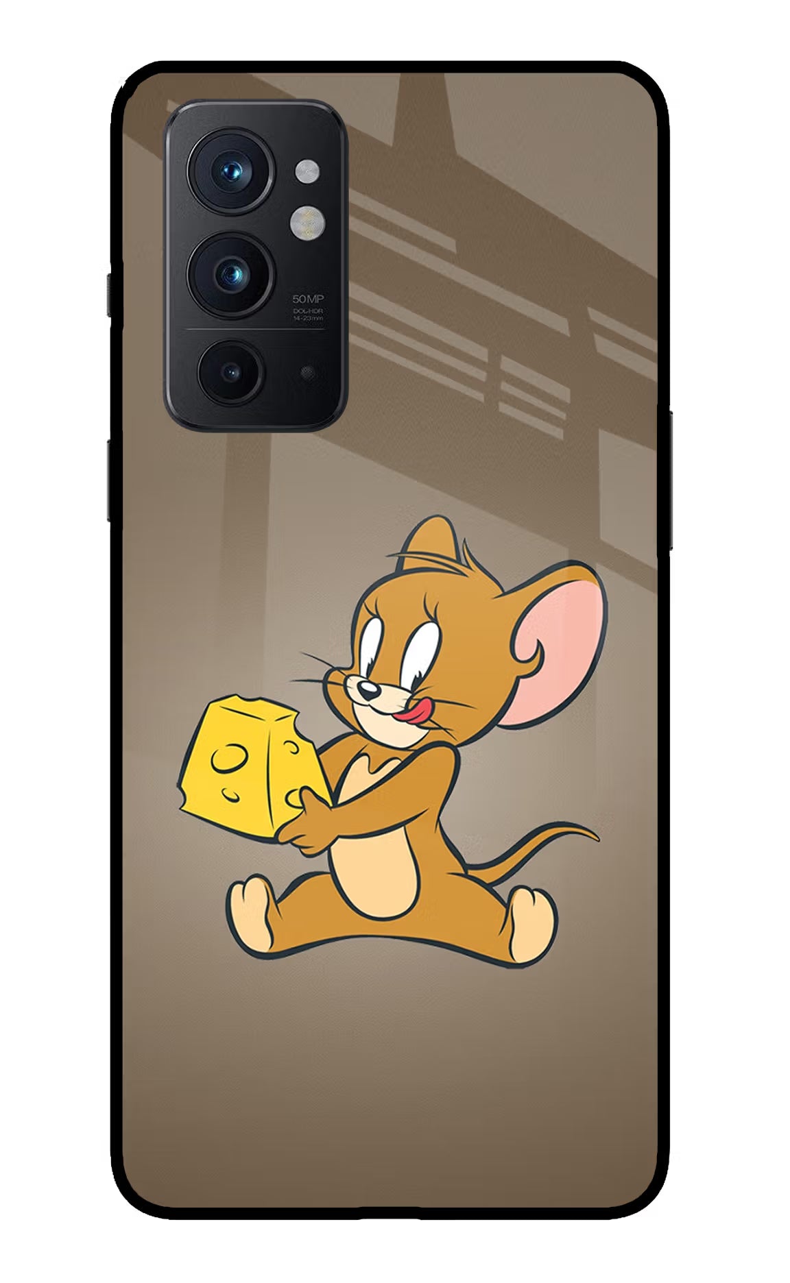 Jerry Oneplus 9RT Glass Case Back Cover by Casekaro