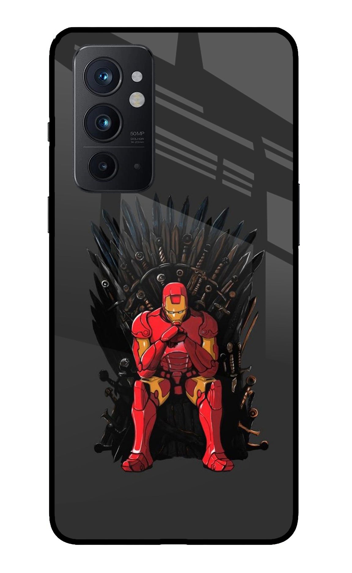 Ironman Throne Oneplus 9RT Glass Case