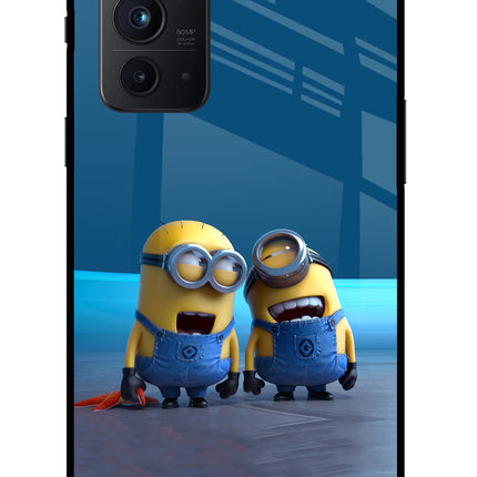 Minion Laughing Oneplus 9RT Glass Case