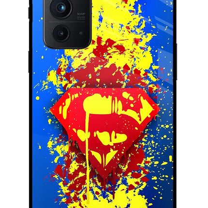 Superman logo Oneplus 9RT Glass Case