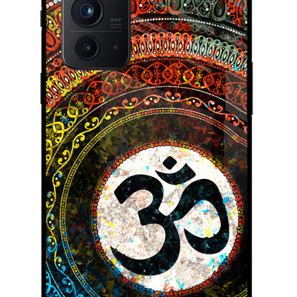 Om Cultural Oneplus 9RT Glass Case