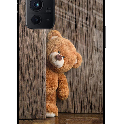 Teddy Wooden Oneplus 9RT Glass Case