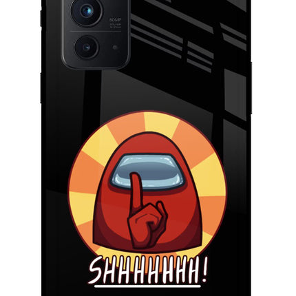 Among Us Shhh! Oneplus 9RT Glass Case
