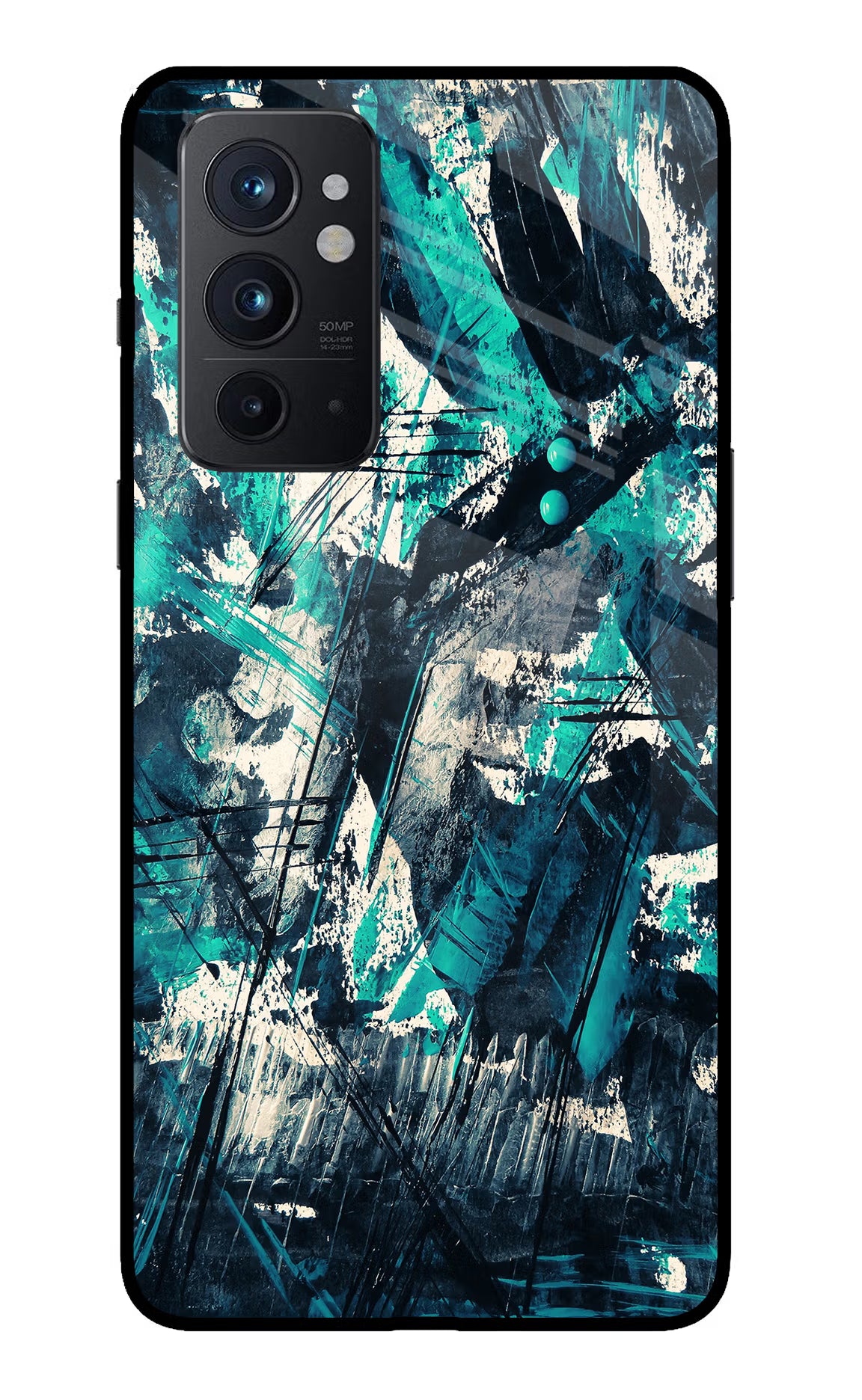 Artwork Oneplus 9RT Glass Case Back Cover by Casekaro