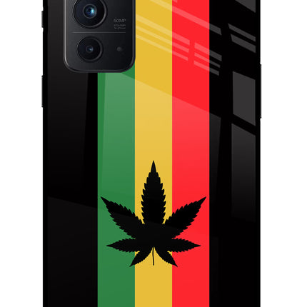 Weed Flag Oneplus 9RT Glass Case