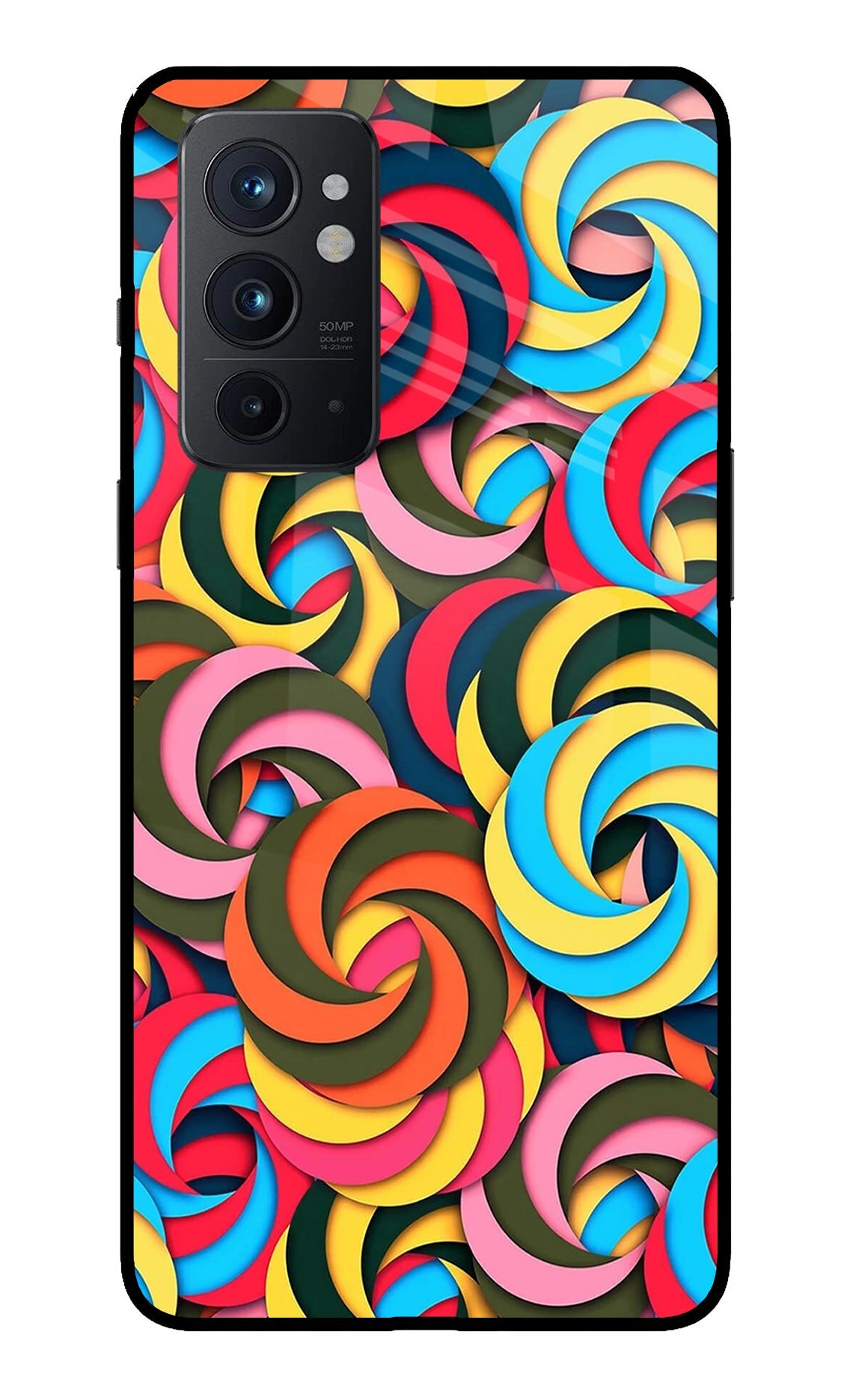 Spiral Pattern Oneplus 9RT Back Cover