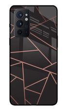 Geometric Pattern Oneplus 9RT Glass Case Back Cover by Casekaro