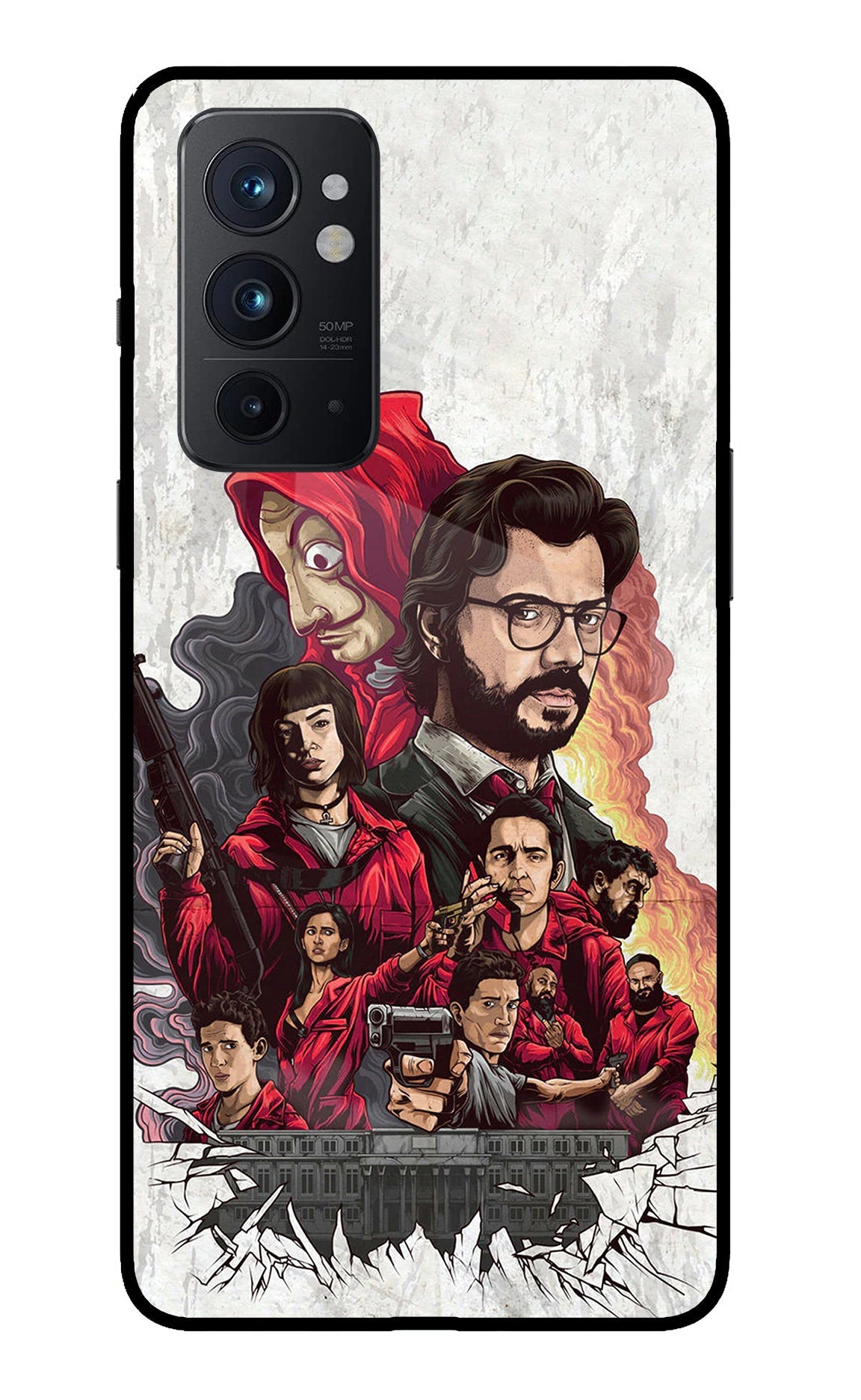 Money Heist Artwork Oneplus 9RT Back Cover