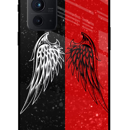 Wings Oneplus 9RT Glass Case