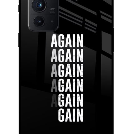 Again Again Gain Oneplus 9RT Glass Case