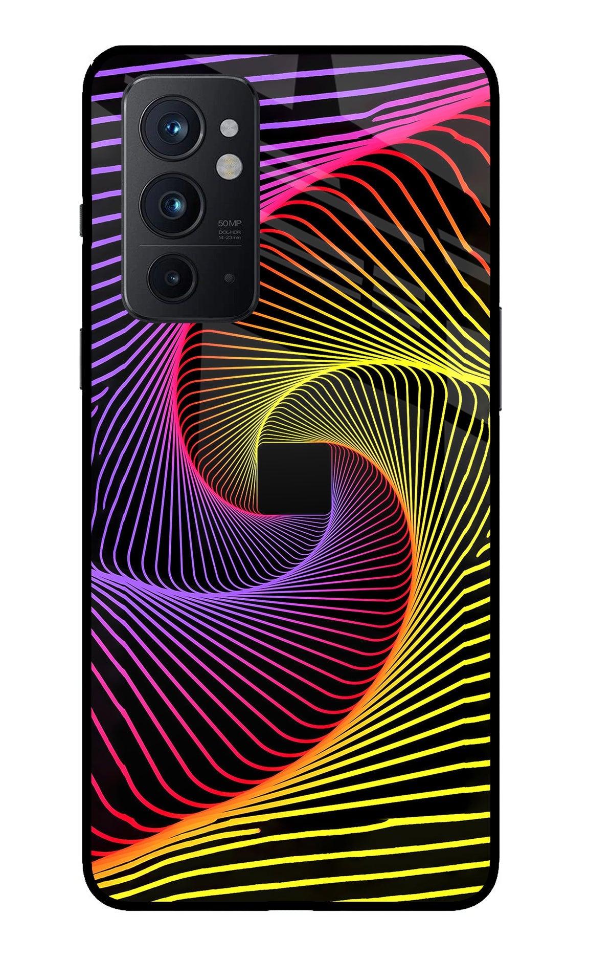 Colorful Strings Oneplus 9RT Back Cover