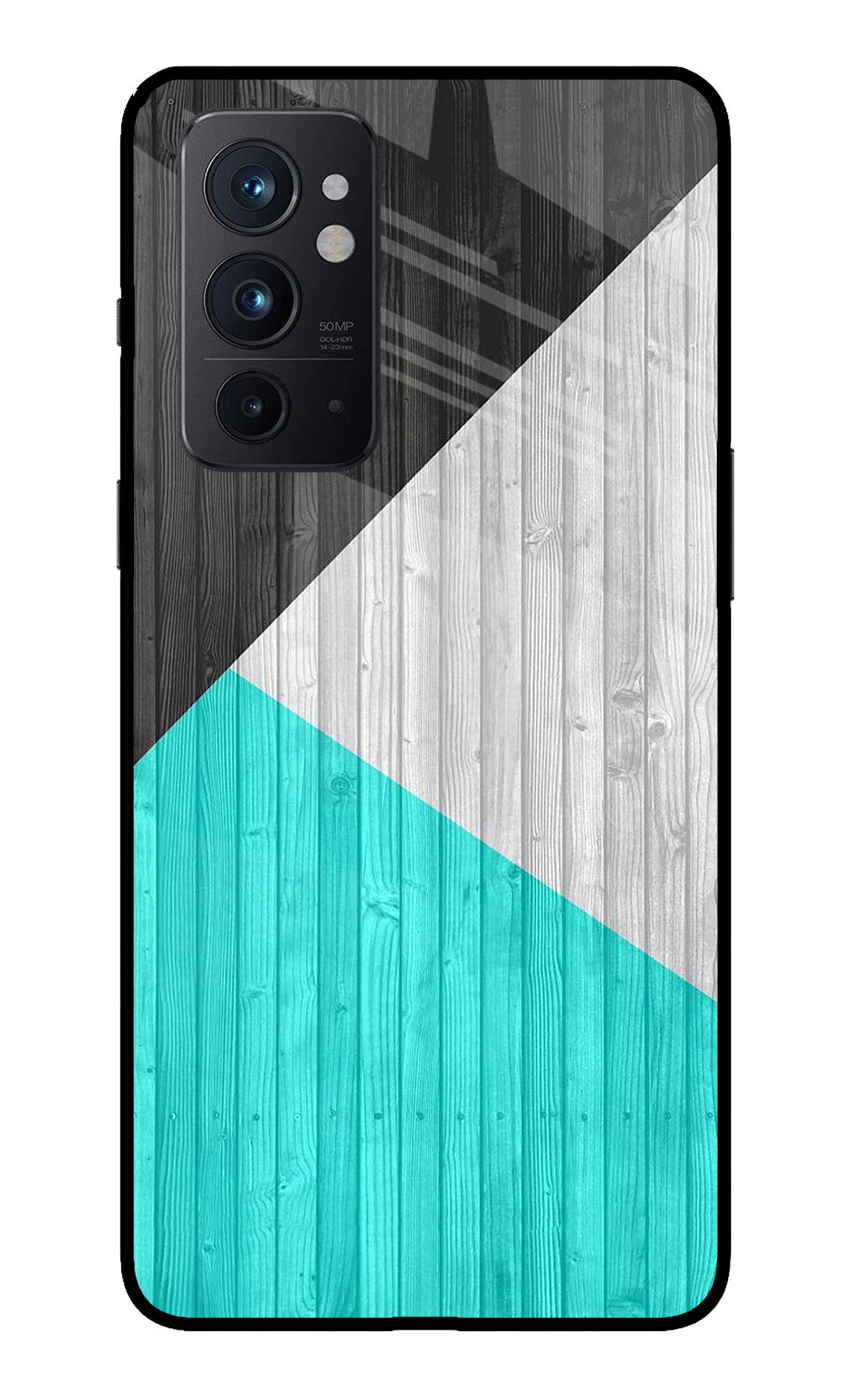 Wooden Abstract Oneplus 9RT Glass Case