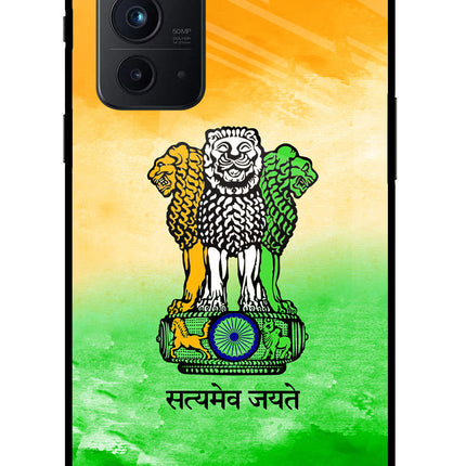 Satyamev Jayate Flag Oneplus 9RT Glass Case