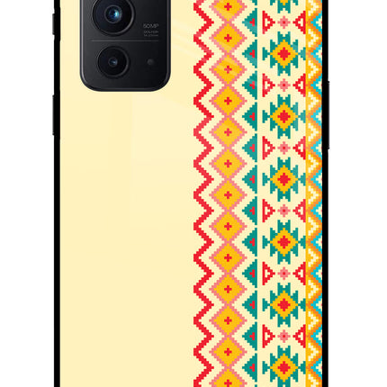 Ethnic Seamless Oneplus 9RT Glass Case