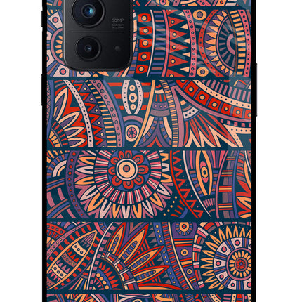 African Culture Design Oneplus 9RT Glass Case