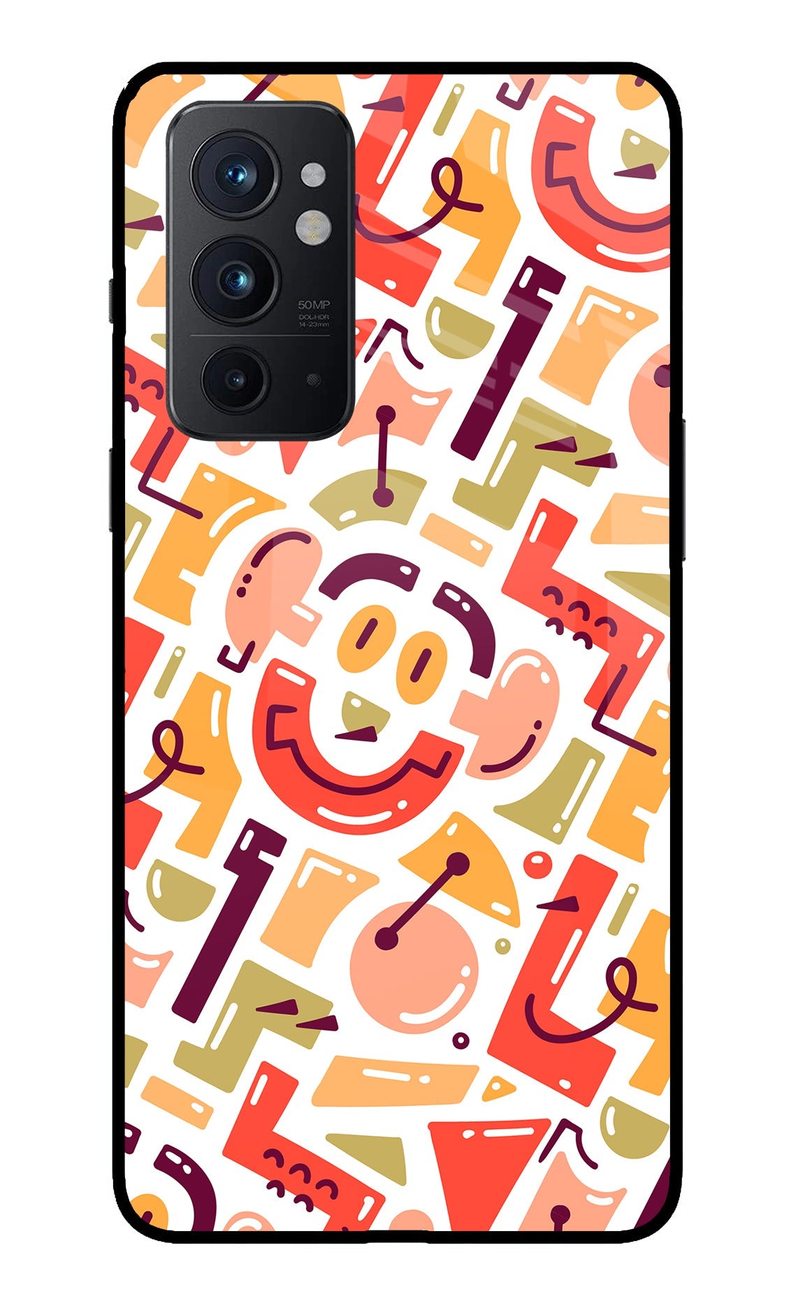 Doodle Pattern Oneplus 9RT Back Cover