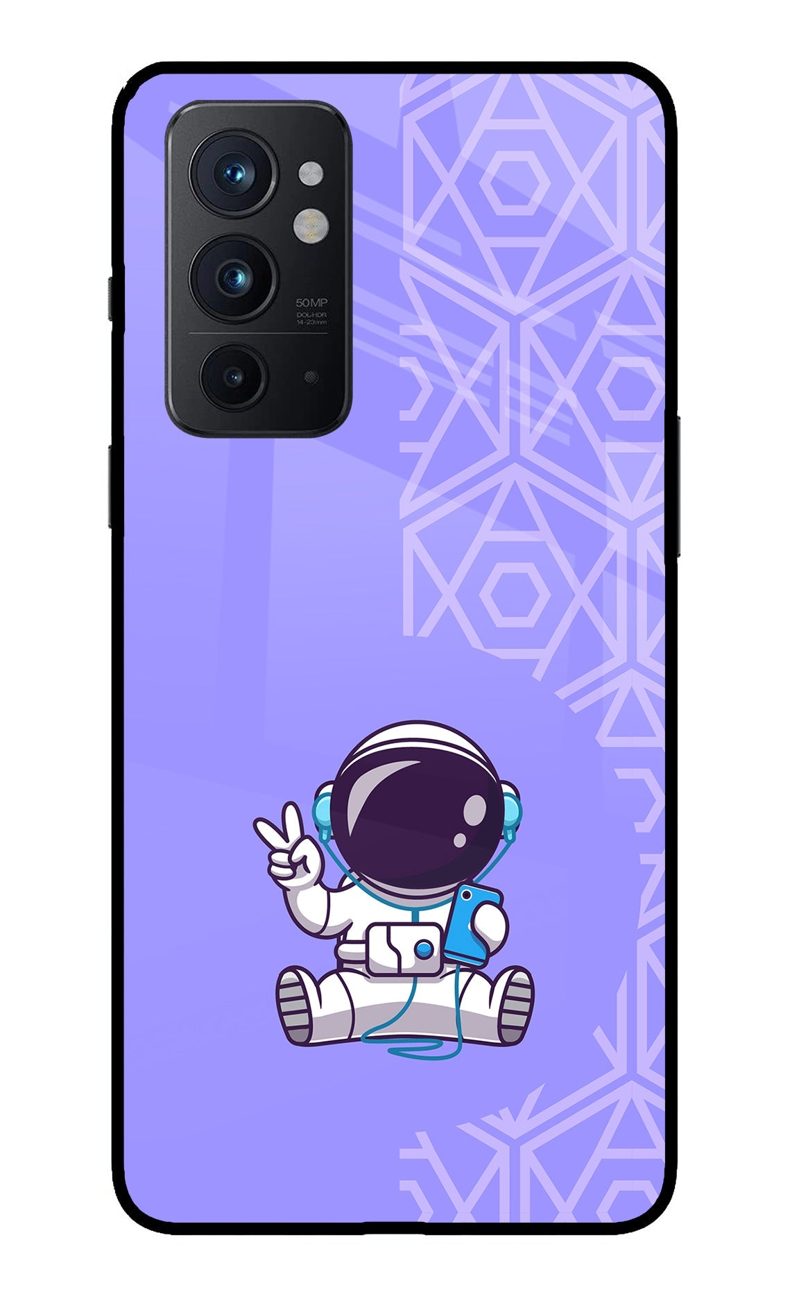 Cute Astronaut Chilling Oneplus 9RT Back Cover