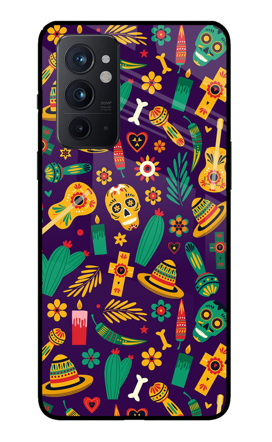 Mexican Artwork Oneplus 9RT Glass Case