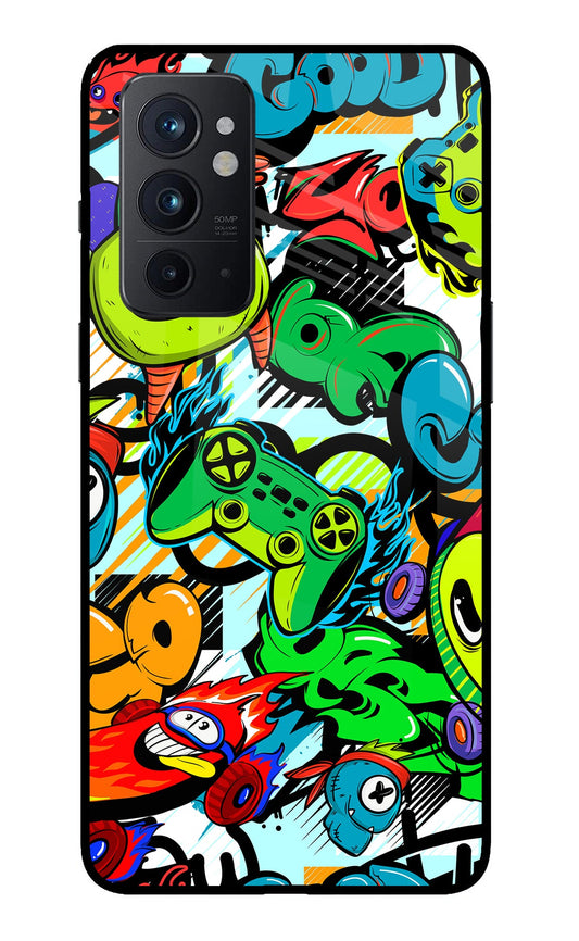 Game Doodle Oneplus 9RT Glass Case