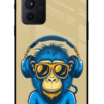 Monkey Headphone Oneplus 9RT Glass Case