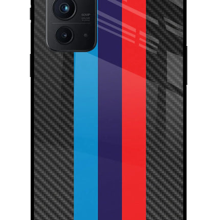 BMW Stripes Pattern Oneplus 9RT Glass Case