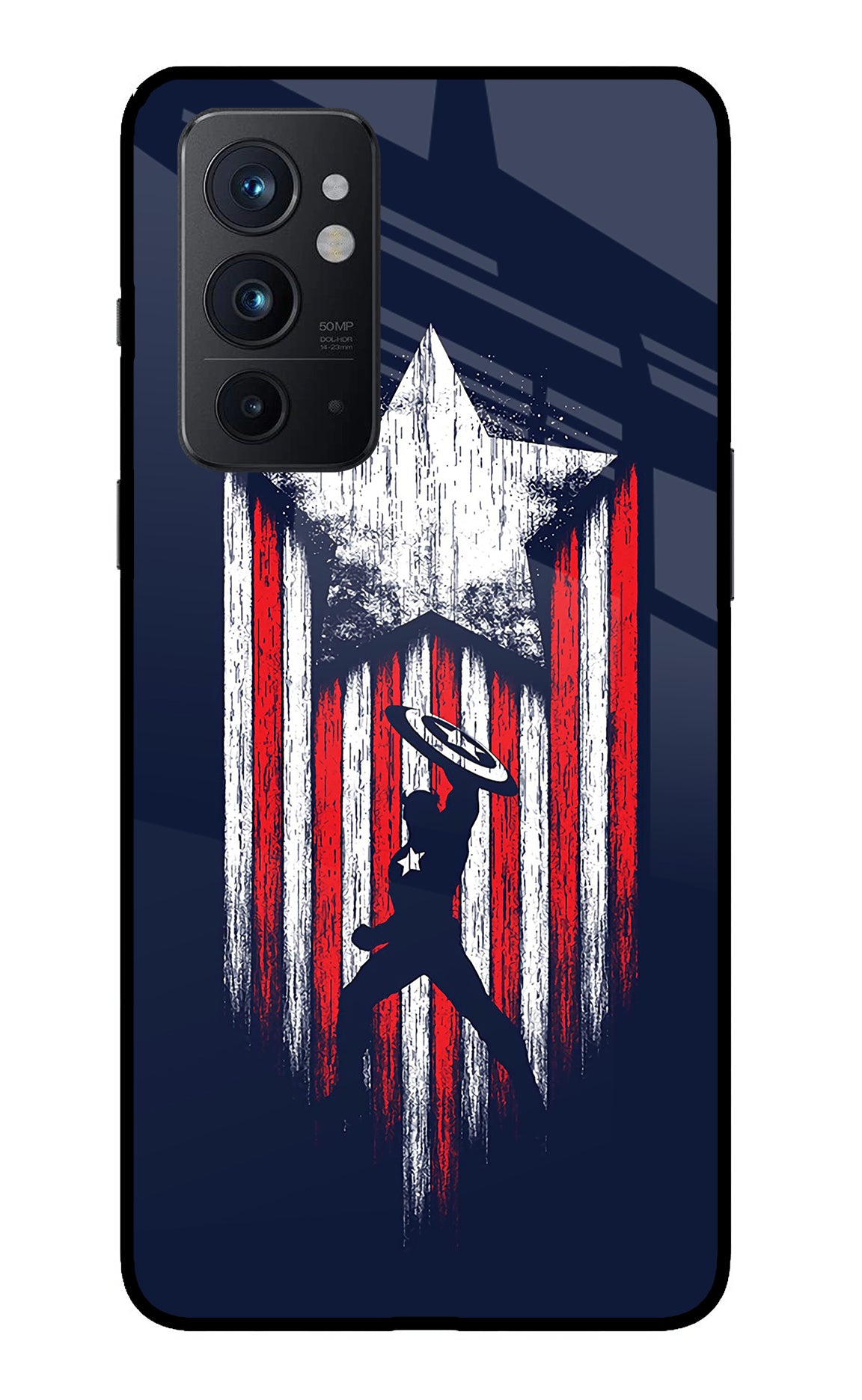 Captain America Marvel Art Oneplus 9RT Back Cover