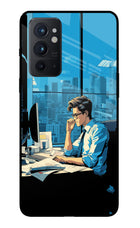 Focused Hustler (AI Generated) Oneplus 9RT Glass Case