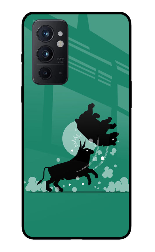 Bull Conqueror Oneplus 9RT Glass Case