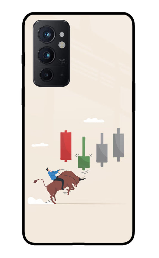 Bull Trading Momentum Oneplus 9RT Glass Case