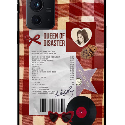 Queen of Disaster Oneplus 9RT Glass Case