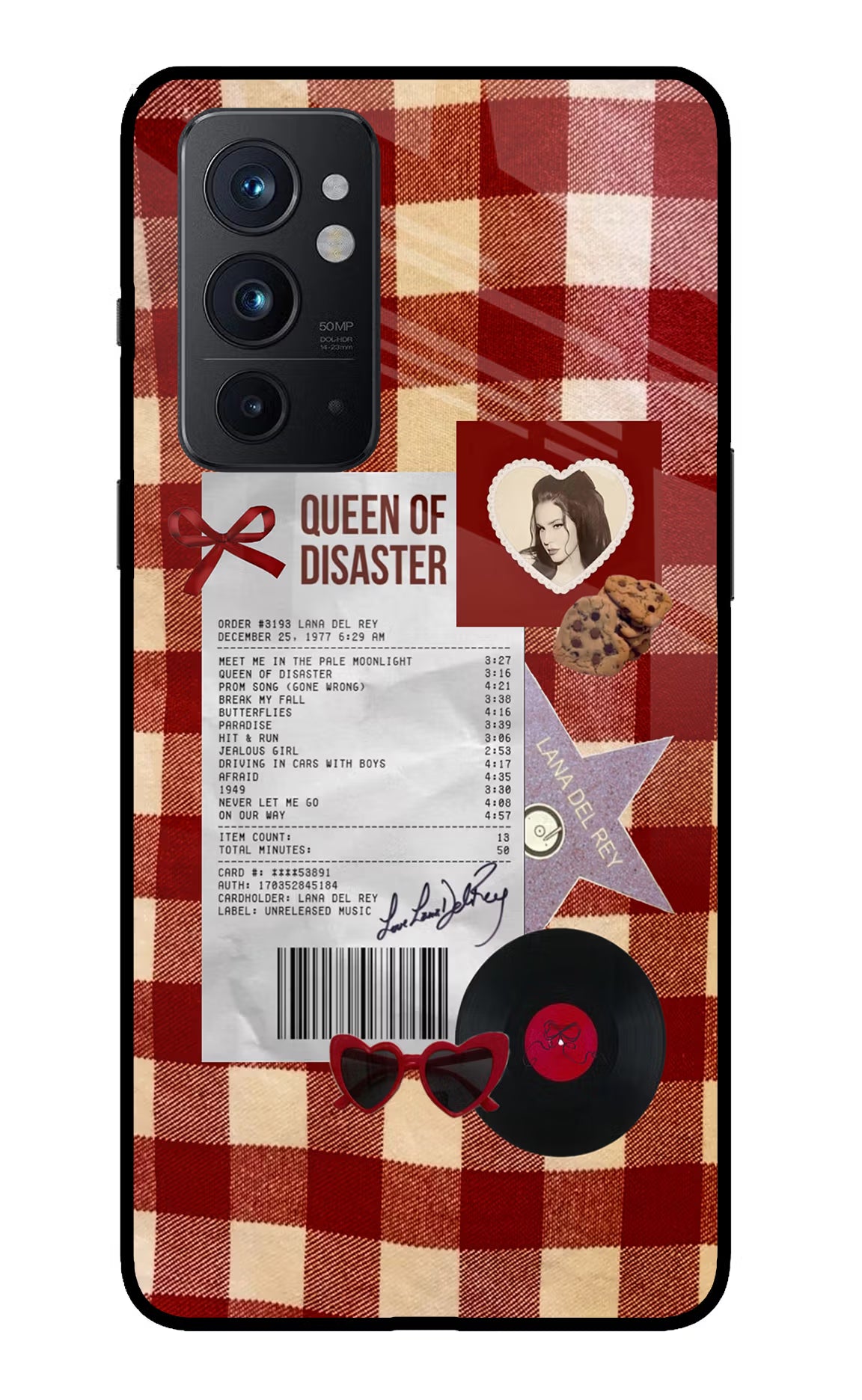 Queen of Disaster Oneplus 9RT Glass Case