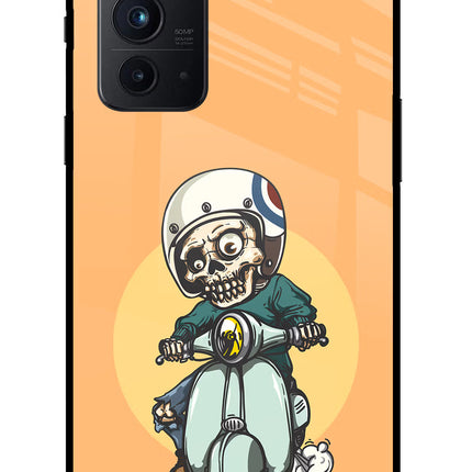 Undead Biker Oneplus 9RT Glass Case