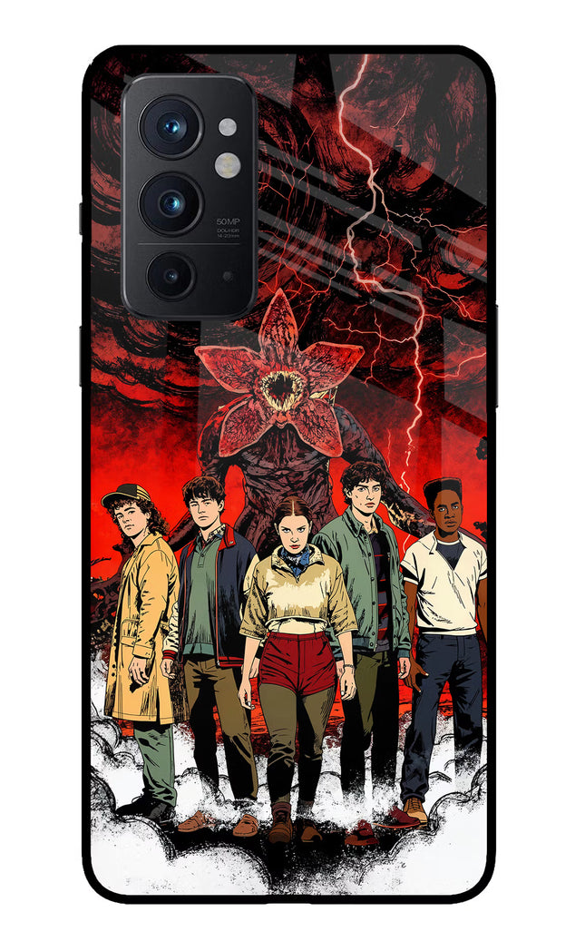 Ordinary Things Characters Oneplus 9RT Glass Case