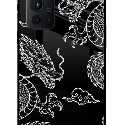 Twin Dragons Oneplus 9RT Glass Case