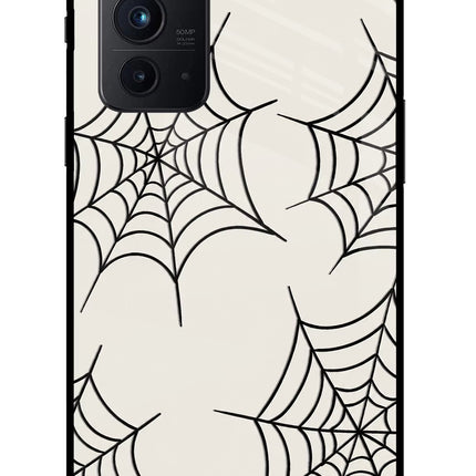 Spider Web Oneplus 9RT Glass Case
