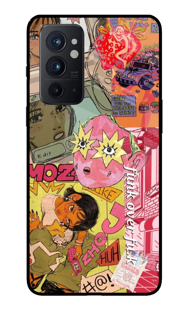 Funkover Oneplus 9RT Glass Case