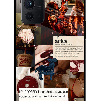 Zodiac Aries Oneplus 9RT Glass Case
