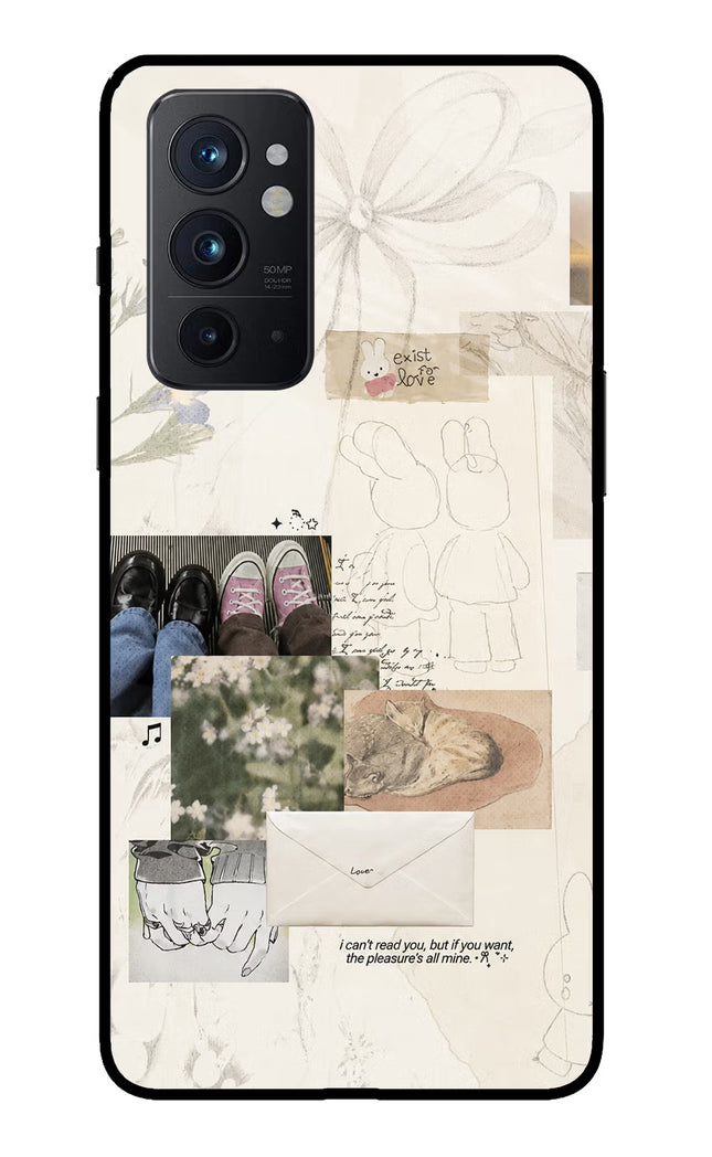 Soft Aesthetic Oneplus 9RT Glass Case