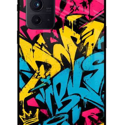 Graffiti Vibe Oneplus 9RT Glass Case