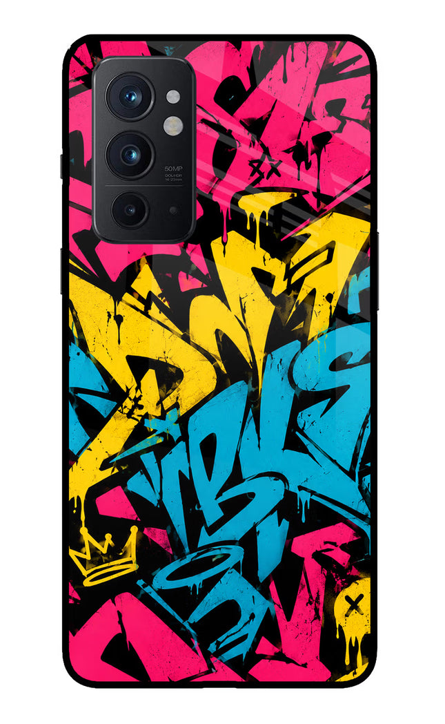 Graffiti Vibe Oneplus 9RT Glass Case