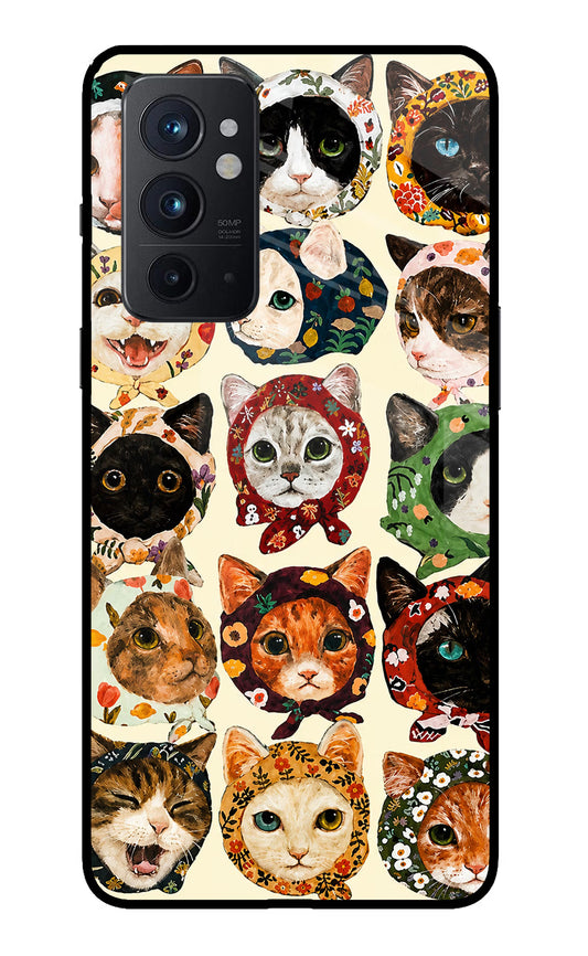 Cool Cat Oneplus 9RT Glass Case