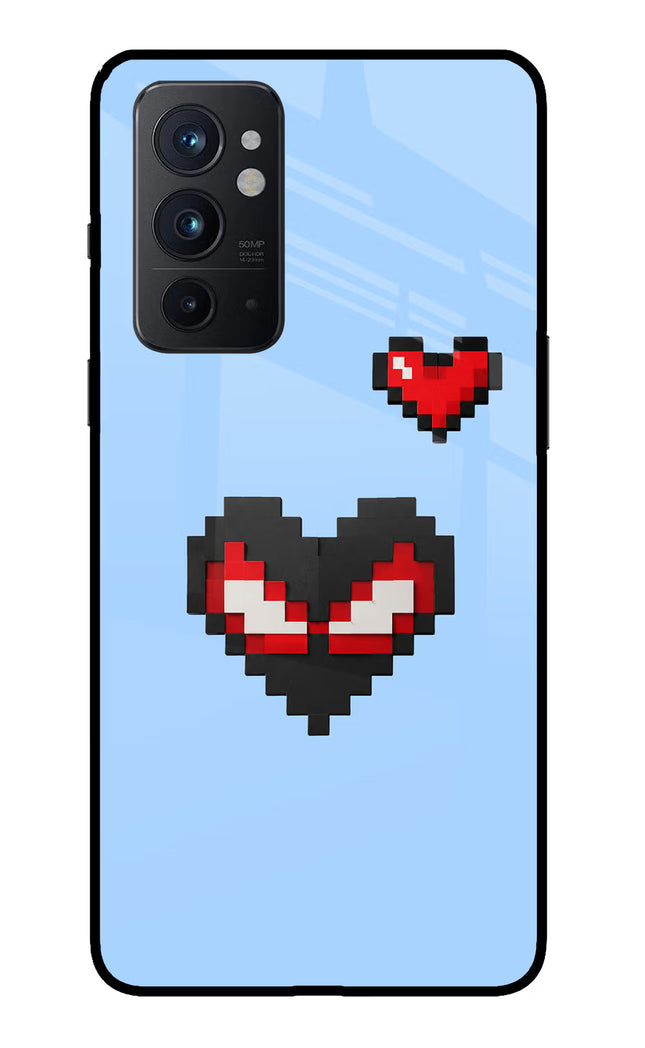 Peter Heart Oneplus 9RT Glass Case