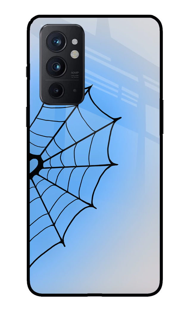 Blue Web Oneplus 9RT Glass Case