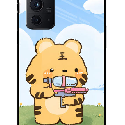 Tiger Treat Oneplus 9RT Glass Case